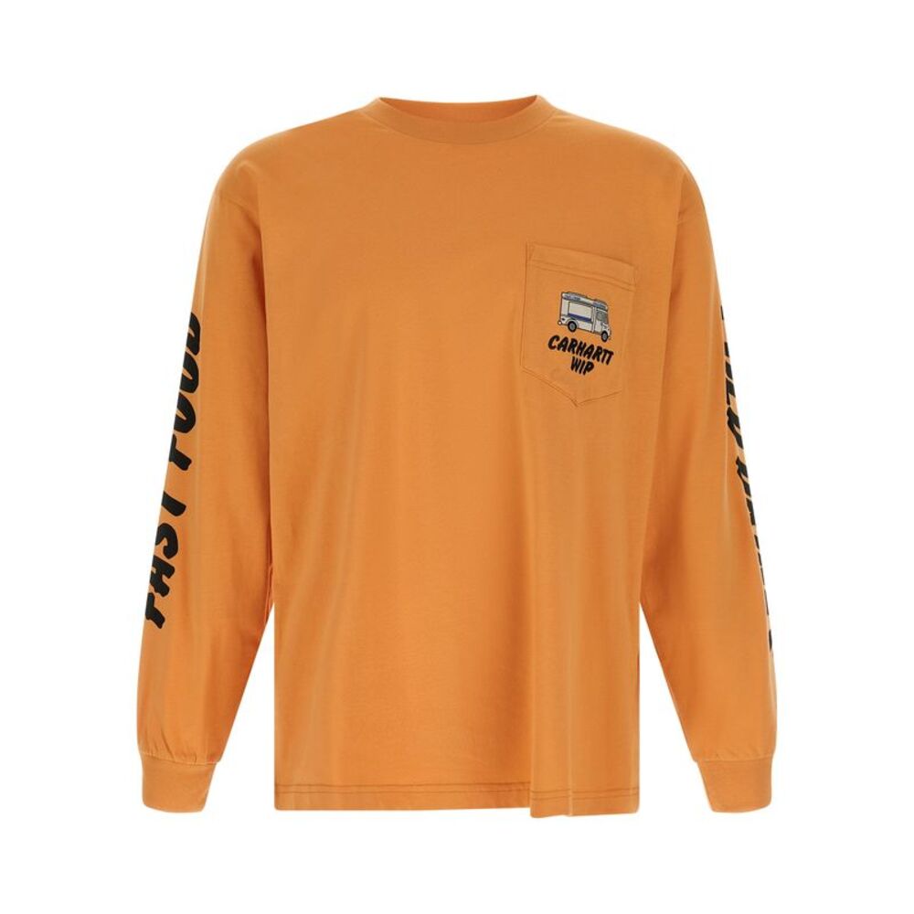 Carhartt Wip Orange Cotton Men's T-Shirt